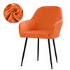 Bar High Arm Chair Cover Elastic Velvet Fabric Washable Dining Chair Slipcovers Office Chair Covers Hotel Home Party