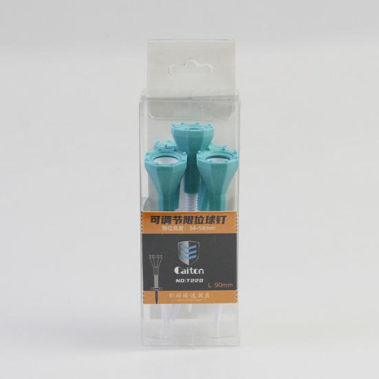 5Pcs Golf Tees Compact Size Height Adjustable Lightweight Unbreakable Low Friction Golf Tees