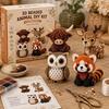 Маленький 3D Животный из Бисера Набор для Творчества Набор для Поделок с Инструкциями
