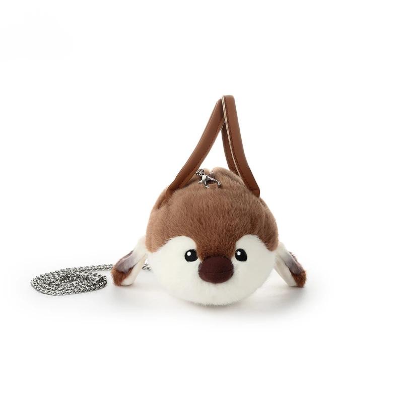 1 шт. Птица Реалистичная Плюшевый Рюкзак Мягкая Женская Модная Кавайная Сумка Через Плечо Милая Мягкая Игрушка Сумка Через Плечо Попугай Плюшевая Сумка Подарок