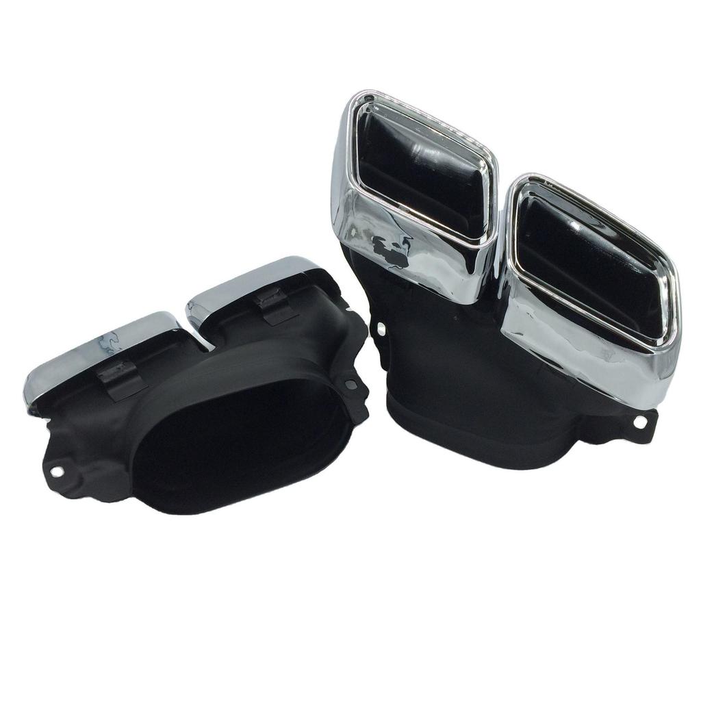 Нержавеющая сталь Квадро Выхлопной Глушитель и Насадки для Mercedes-Benz W212