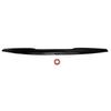 Rear Roof Trunk Spoiler Lip Tail Wing Rubber Glossy Black Anti UV Universal for Car