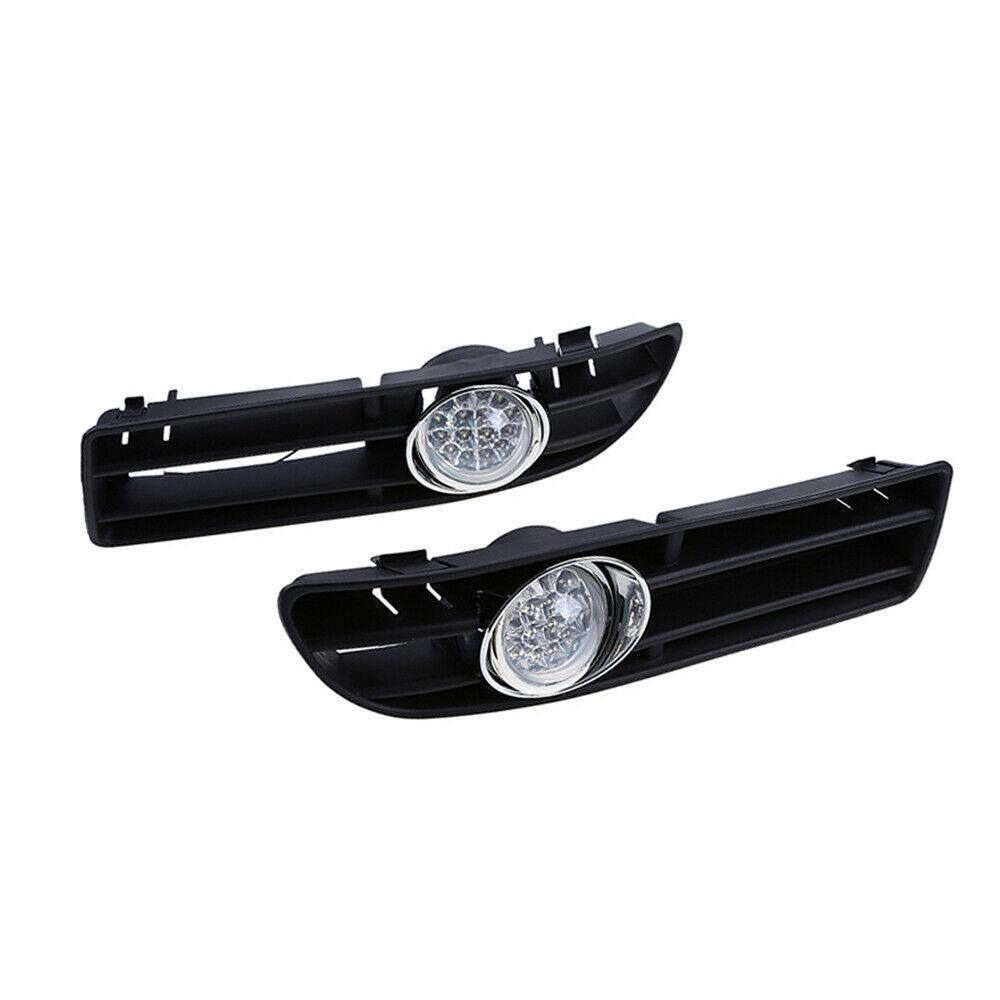 Светодиодная противотуманная фара для автомобиля, передняя решетка For-VW Bora Jetta MK4 1999-2007, 1 пара - A87Q