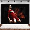 Spanish Football Player Theme Party Decoratiaons Soccer Star Balloon Set Boy Birthday Party Supplies Cr&7 Backdrop Banner Props