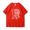 Anime Men Japanese Writing Dragon Graphic Y2k T-ShirtT-shirts White 100% Cotton Short Sleeve O-Neck Tops Tees Shirts  Styles 10