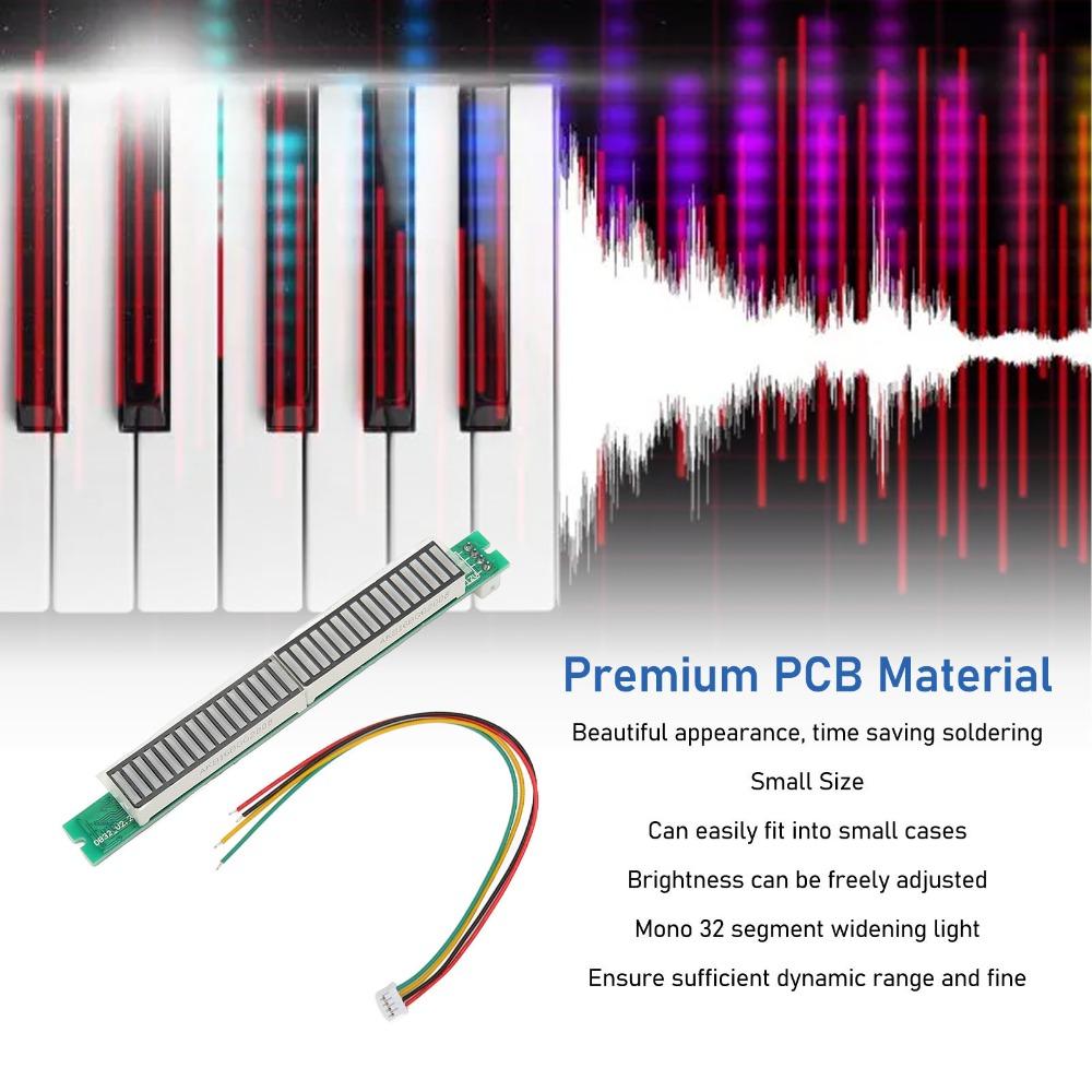 Adjustable Brightness Sound Level Display Board Music Spectrum Indicator Music Production