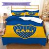 Boca Juniors Pattern Bedding Set Quilt Cover Pillowcase Home Decor Gift (1 * duvet cover + 2 * pillowcase, without core)