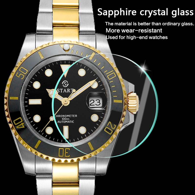 Start Мужские часы для дайвинга, официальные аутентичные металлические мужские часы, светящиеся водонепроницаемые автоматические механические часы с функцией даты