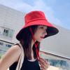 Women Outdoor Sunscreen Summer Anti-UV Sun Hats Protective Cap Ladies Wide Brim Women Fashion Hat