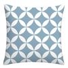 Blue and White Geometric Decorative Pillowcase Living Room Office Home Pillowcase Car Ornaments