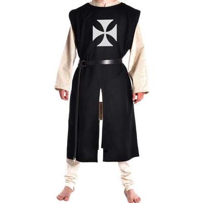 Средневековый рыцарь крестоносец гербовая накидка Хэллоуин воин костюм косплей тамплиер туника ренессанс сюрко SCA