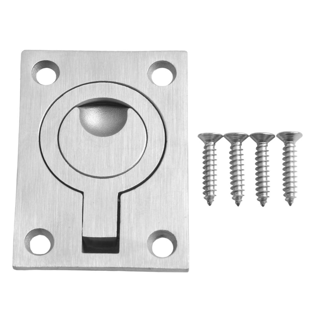 Скрытая ручка из нержавеющей стали с кольцом для пальцев, ручка-скоба для шкафа, встроенная ручка для раздвижной двери, фурнитура