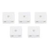 5Pcs 2 Postion 5 Hole Ceramic Wiring Terminal Block High Frequency Porcelain Dua