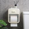 Household Tissue Box Wall Mounted Restroom Bathroom Tissue Storage Box No Punching Required