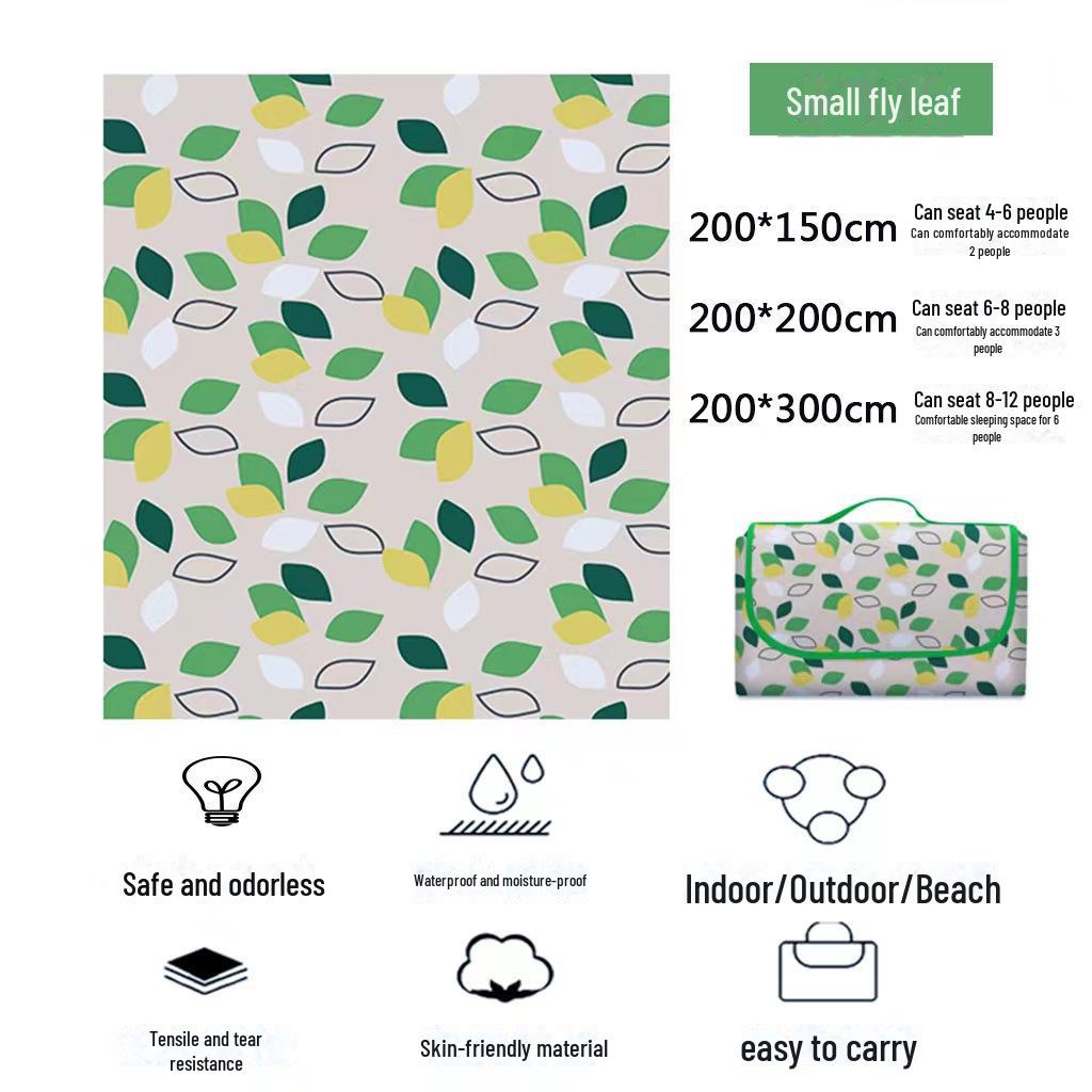 Складной водонепроницаемый коврик для пикника: Портативный, влагостойкий, легко моется, толстый и прочный для использования на открытом воздухе
