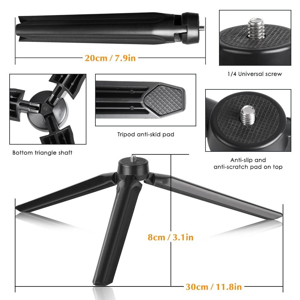 Plastic Mini Tripod Stand For DJI Zhiyun Feiyu Gimbal Handle Grip Stabilizer DSLR Camera Monopod Tabletop Handheld