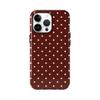 Роскошный корейский цветной чехол Clmj Ins с точками для iPhone 17 16 15 14 13 12 11 X XS XR XSMAX Air Pro Max Plus Двухслойный