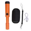 Ручной металлоискатель с углом обзора 360 градусов, точечный поиск, водонепроницаемый IP68, металлоискатель для наружного применения