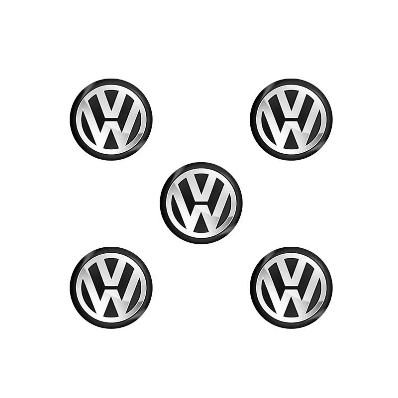 11mm Car Remote Key Logo Metal Emblem Stickers For Volkswagen VW GTI Polo Golf Passat Tiguan Touareg Taigo Caddy Jetta Beetle zr5