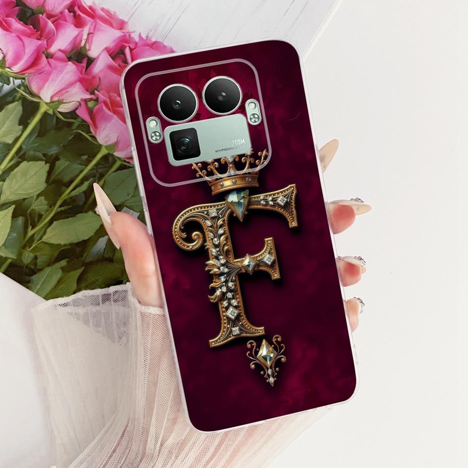 For Realme GT8 Case Realme GT 8 Pro Cover 2025 Fashion Letters Crown Capa Soft Silicone Bumper For Realme GT8 Pro RMX5210 Fundas