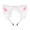 Halloween Beast Ear Tail Set Cos Plush Cat Ear Headband Tail Accessories Simulation Fox Ear Cat Girl Headdress