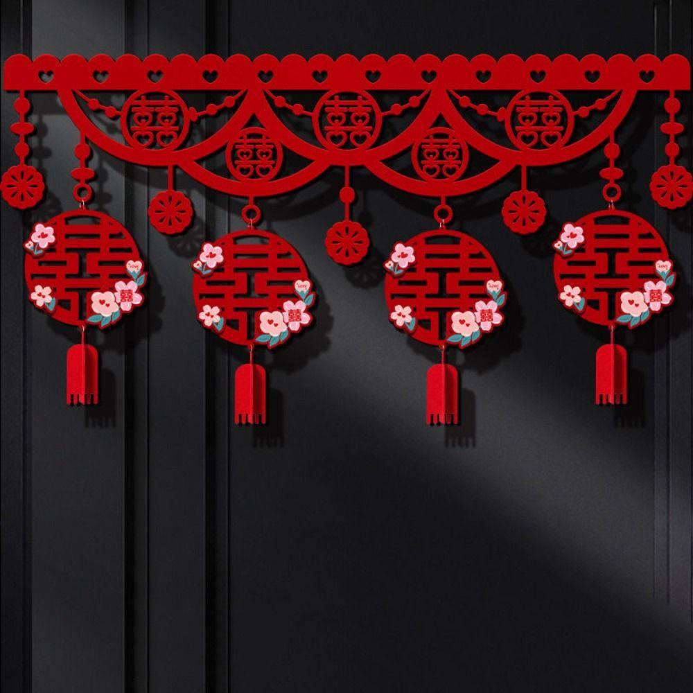 Нетканый подвесной баннер в китайском стиле, настенный подвесной декор для дверей, штор