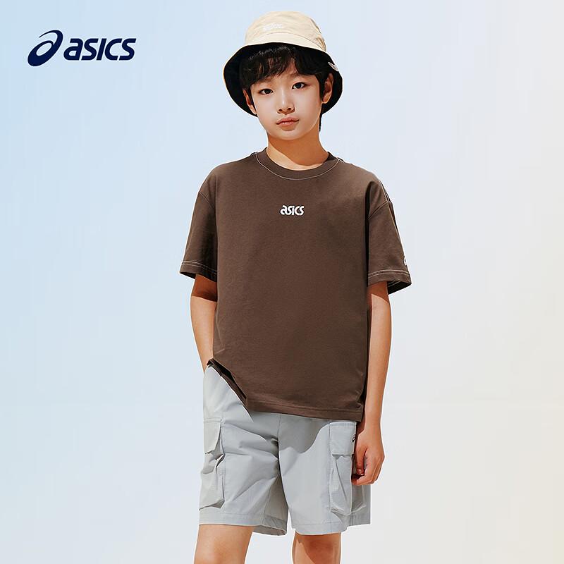Asics Детская летняя футболка из мягкой хлопковой смеси