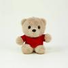 Teddy Bear Plush Toy Keychain With Printing For Gift And Decoration