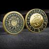 European and American commemorative coins, twelve zodiac gold coins, diamonds, coins, tarot, wishes, sun god, Christmas gift, Stocking stuffers