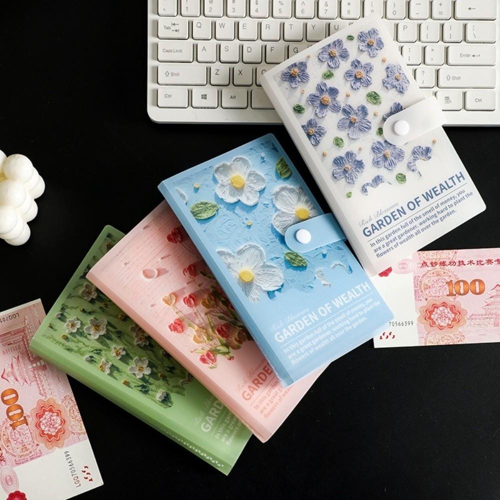 Reusable Budget Savings Book PVC Budget Notebook New Money Saving Binder Personal Finance