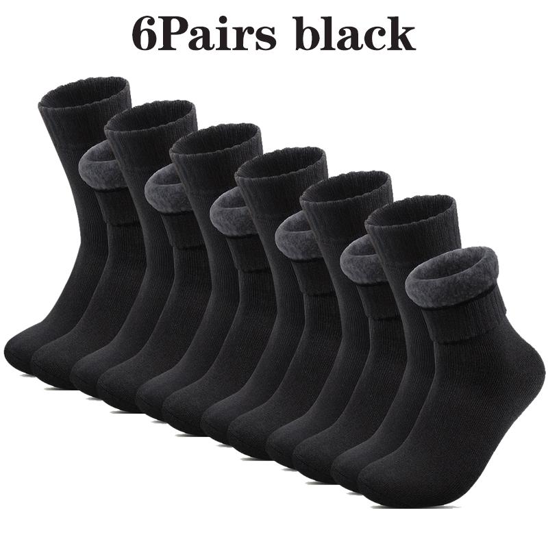 Мужские осенние и зимние супер толстые плюшевые носки 1/2/4/6/8/10/15/20 пар повседневных теплых и морозостойких носков средней длины для активного отдыха