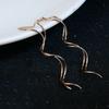 Women Drop/Dangle Fashion Accessories Twisted Long Line Ear Line Ear Studs Jewelry Drop Earrings