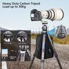 ARTCISE 2024 Design Travel Tripod, супербольшой компактный карбоновый штатив, общая высота 1980 мм, диаметр 40 мм, штатив из углеродного волокна, супервысокая нагрузка