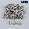 50Pcs Toothed Hex 6/32 Computer Pc Case Hard Drive Motherboard Mounting Screws For Motherboard Pc Case Cd-Rom Hard Disk