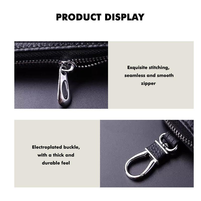 Car Key Protector Bag Key Holder Mini Auto Key Case Wallet Zipper Bag Keychain For Lexus IS350 ES350 IS250 IS460 IS220h IS300BL1