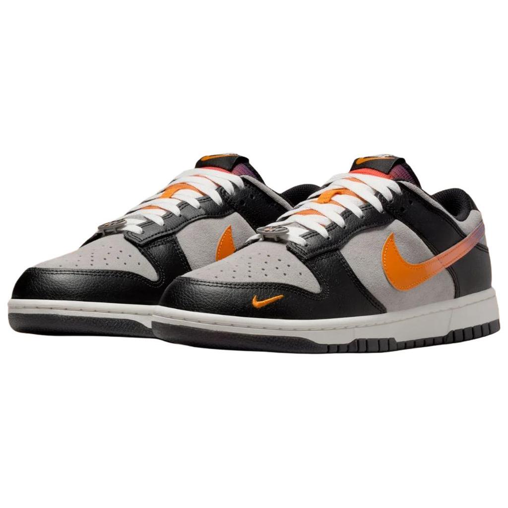 Nike Dunk Low Retro Men's Medium Grey Orange Peel Black Sail Court Purple Bright Mango IQ0230-062