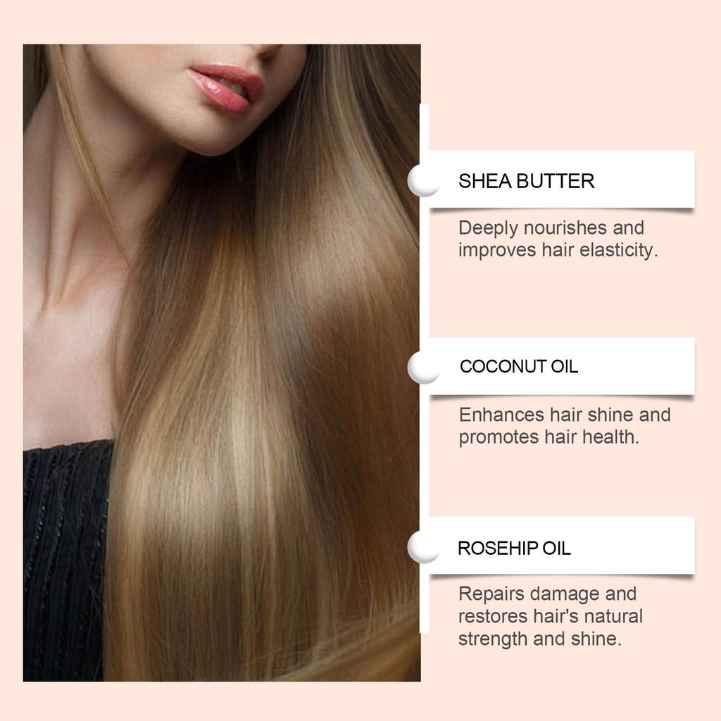 Hoegoa Hair Care Oil Nourishing Smoothing Hair Natural Shine Volume Improve Hair Frizz Hair Care Oil