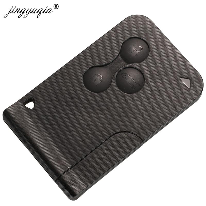 Jingyuqin 433 МГц ID46 PCF7947 чип смарт-ключ-карта для автомобиля Renault Megane II Scenic II Grand Scenic 2003 2004 2005 2006 2007 2008 3 кнопки пульта дистанционного управления