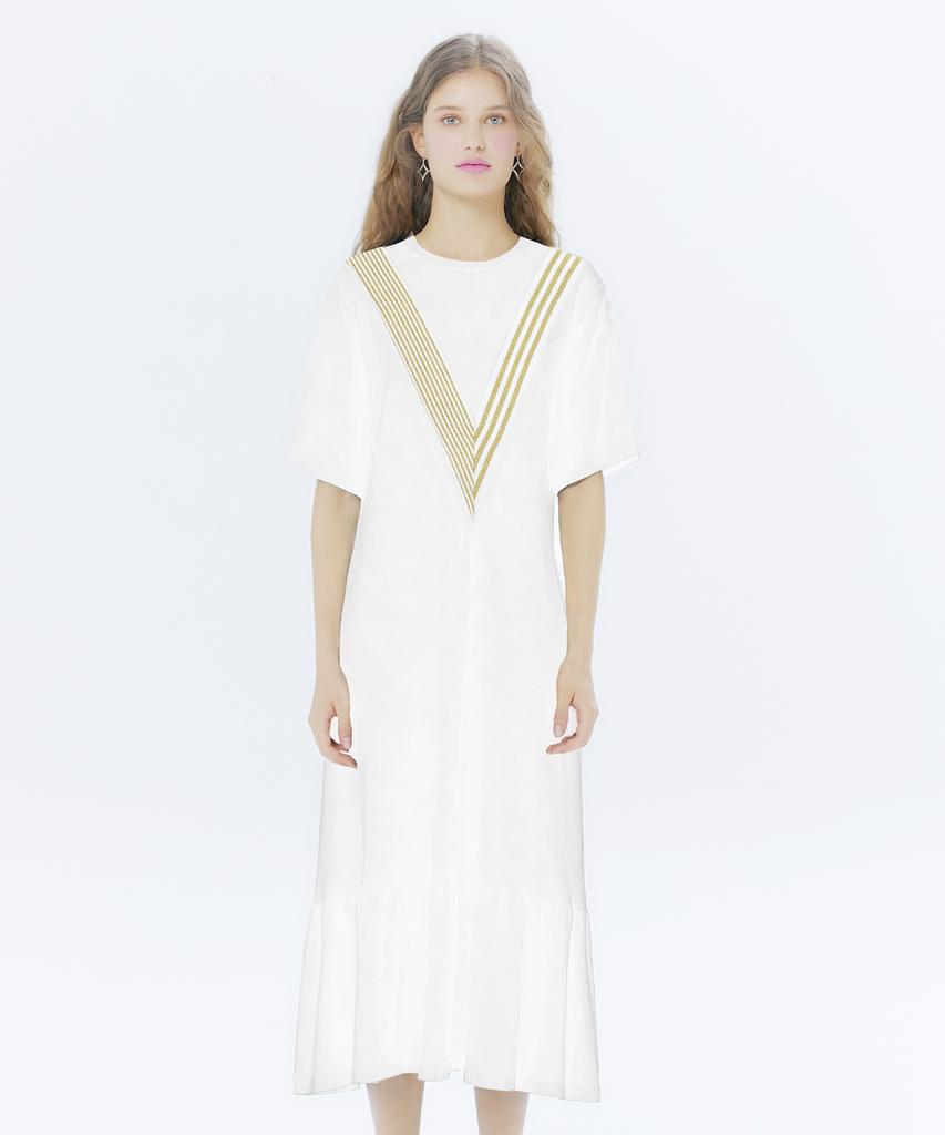 The Studio K Glad Dress_White