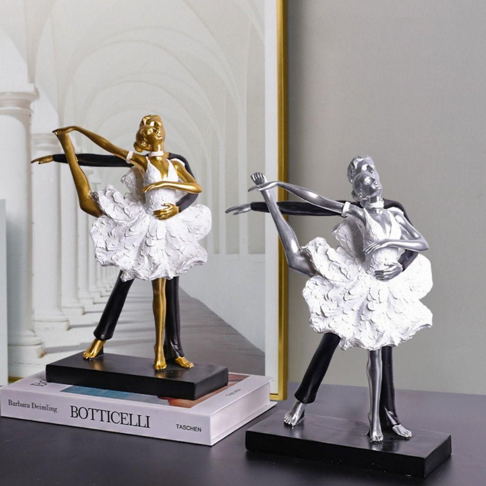 Abstract Dancer Statue Resin Miniatures Figurine Sculpture  Wine Cabinet Entrances