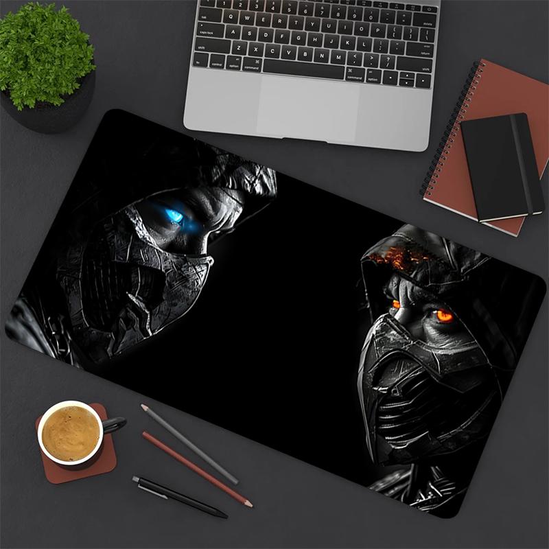 1Pc Darkness Light Encounter Gaming Mouse Pad Keyboard Desk Mat Non-slip Rubber Lock Edge Waterproof Computer Mousepad for Office Home Decor Y1705