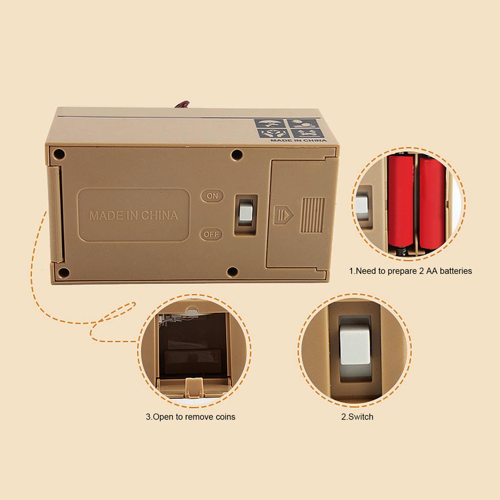 Копилка Электронная копилка Робо-собака Банк Автоматический Банк для детей