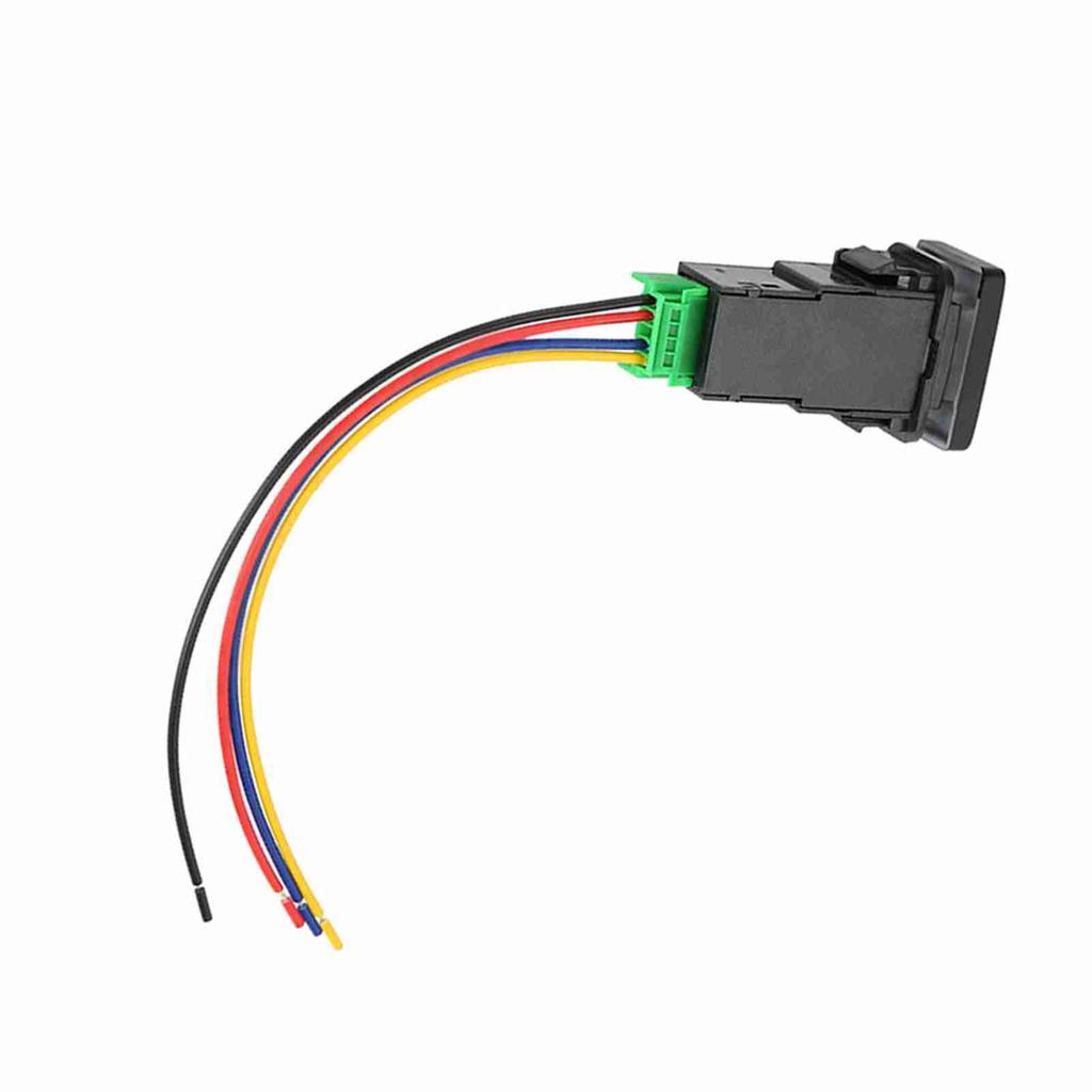 12 В 4-полюсный кнопочный переключатель для Toyota со светодиодным индикатором заднего фона