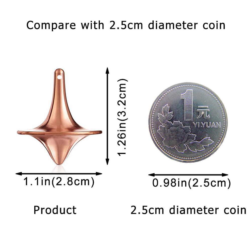 Creative Funny Mini Great Accurate Gift No Resistance Spinning Top Gyroscope Gyro Toys