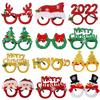 Vibrant Christmas Party Glasses For Children With Playful Reindeer Antlers And Festive Snowman Themes