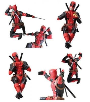 Takara Tomy Arts Дэдпул Повседневная жизнь x Полный набор Гачапон Капсульные игрушки SR+ Дэдпул 4,