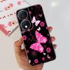 For Honor X7b 5G Case Cute Cat Butterfly Painted Cover Soft Silicone Phone Cases For Honor X7b X 7b HonorX7b Fundas 6.8'' Bumper