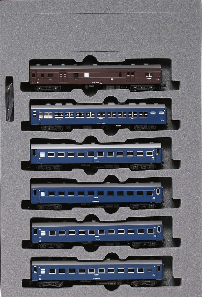 KATO N Gauge 43 Series Night Express Basic Set Railway Model Passenger Car "Kiso" 6-car 10-1623