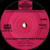 7inch Record JAMES BROWN & THE FAMOUS FLAMES - It's A Man's Man's Man's World 7N25371 Pye Internation 1966 UK Soul/Funk Used