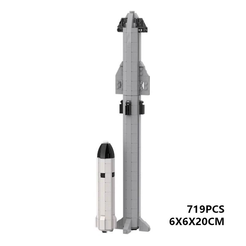 Совместимый с конструктором 66505 Комбинация Космический Корабль SpaceX Starship Super Heavy Booster
